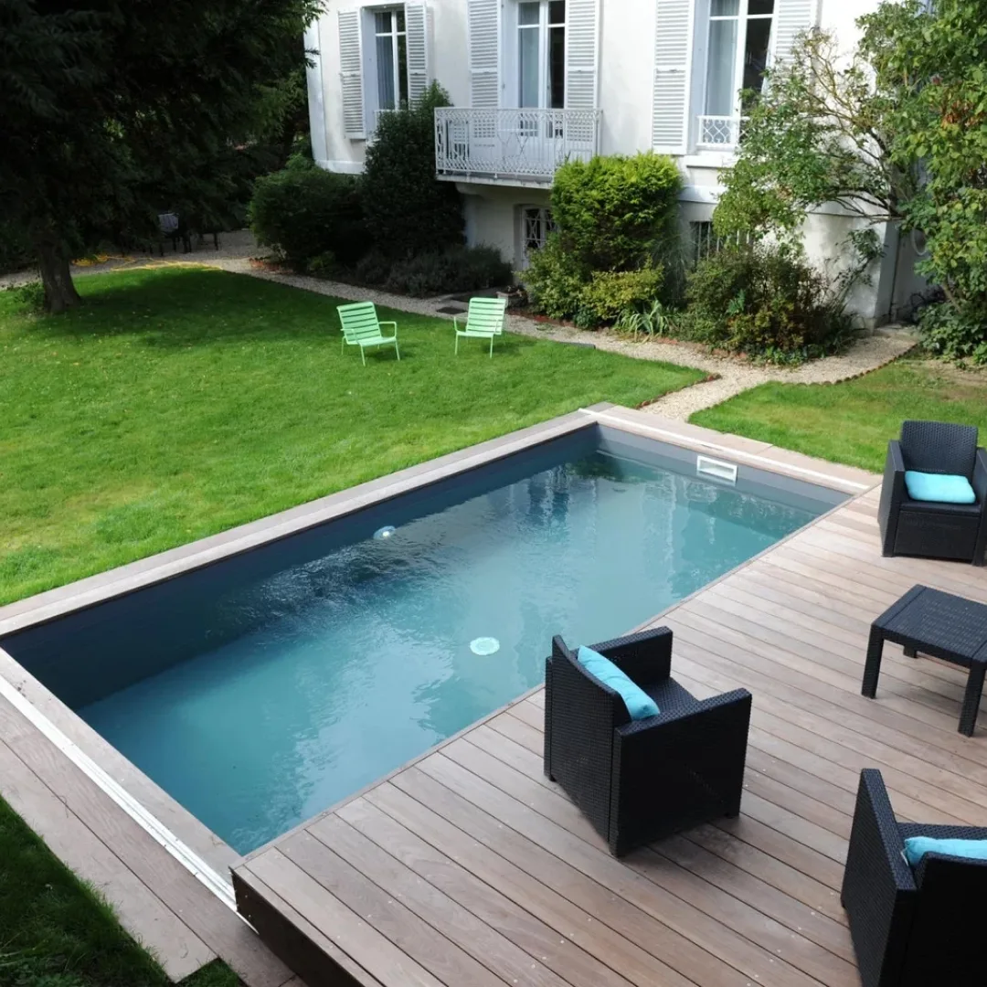 Раздвижная терраса для бассейна в Ишиме