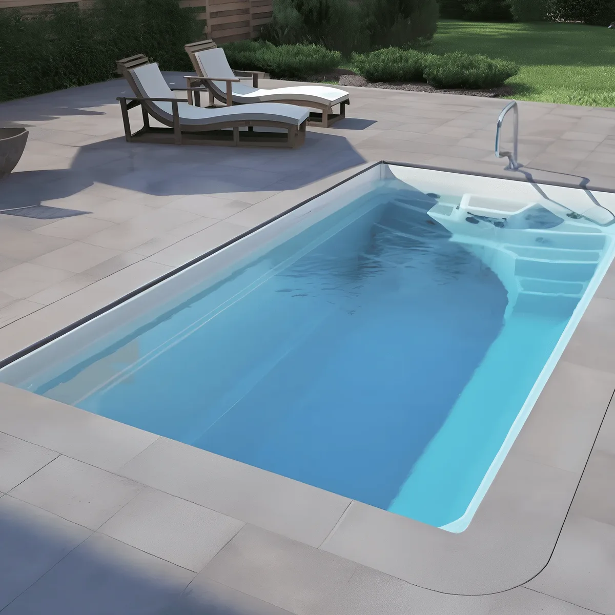 Композитный бассейн Laguna 5 — вид сверху в Ишиме