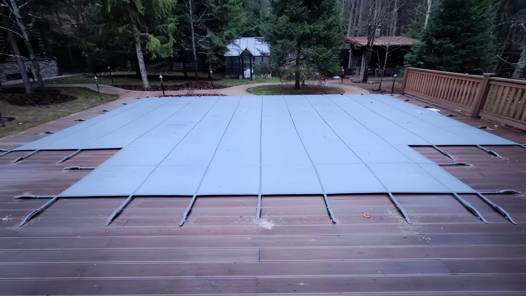 Покрывало для бассейна Laguna Cover Mesh в Ишиме