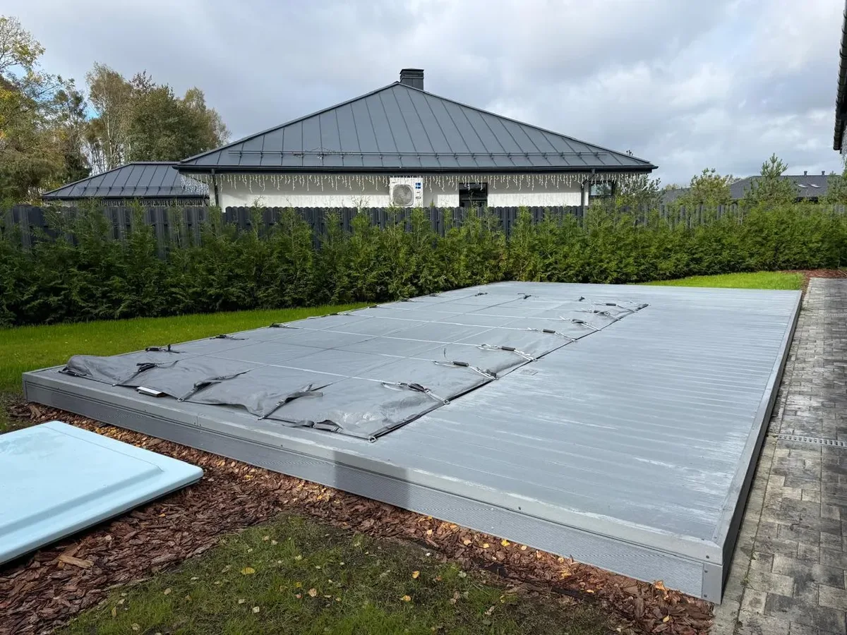 Покрывало Laguna Cover Mesh — установка в Ишиме