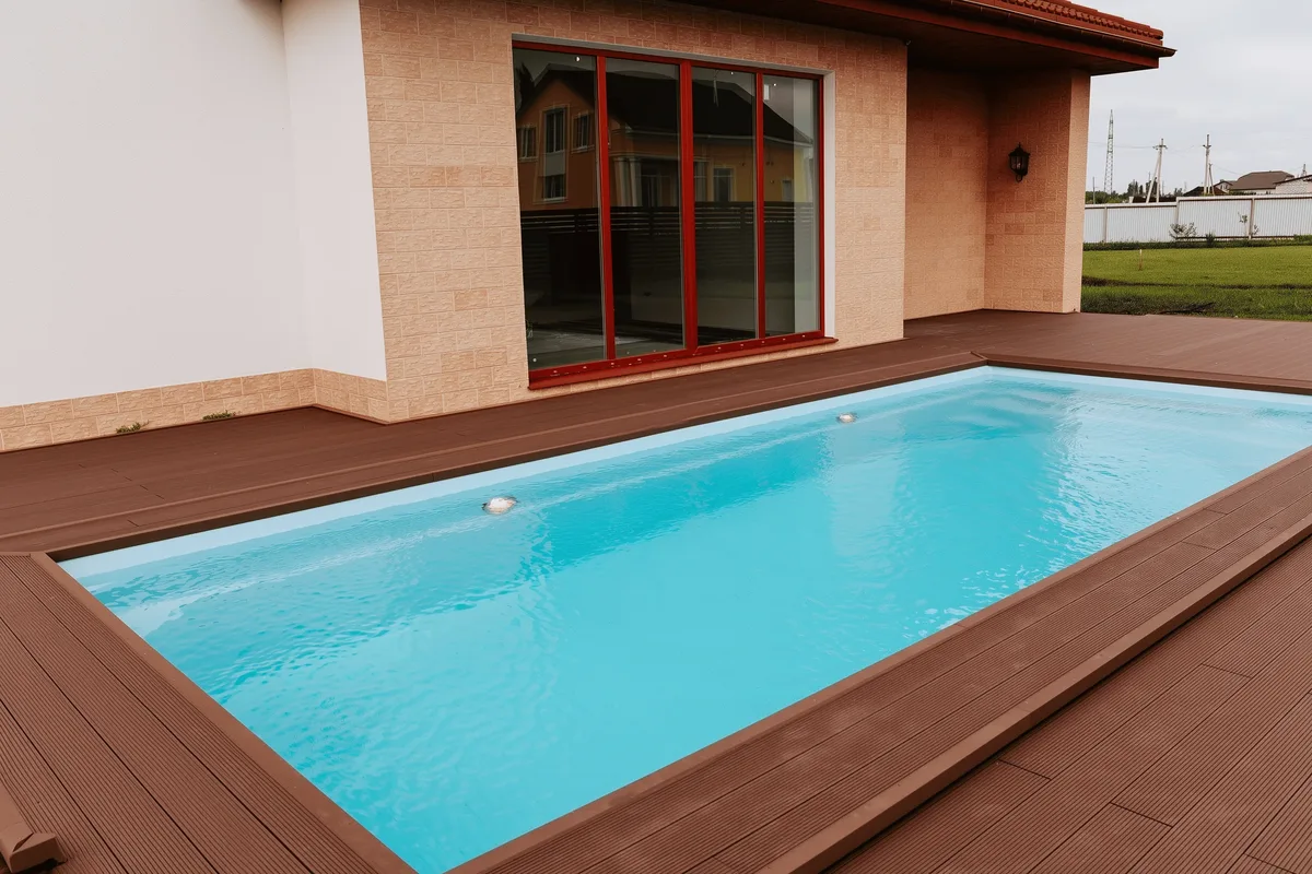 Композитный бассейн Laguna 8 — вид сверху в Ишиме