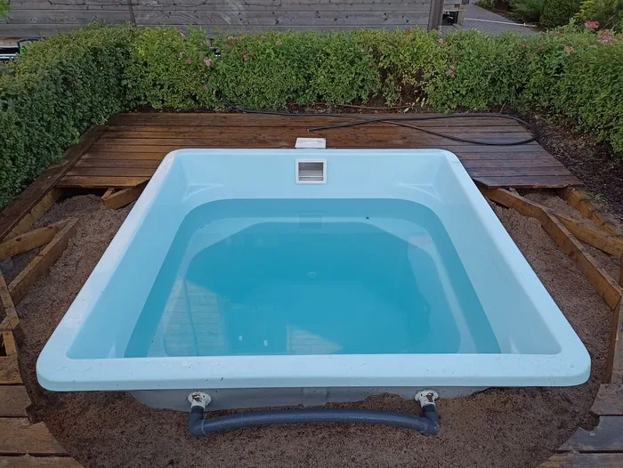 Композитная купель Laguna 2 — установка в Ишиме